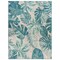 World Rug Gallery Contemporary Tropical Floral Indoor/Outdoor Area Rug 5'3'' x 7' Blue 433BLUE5X7 - alternate 10